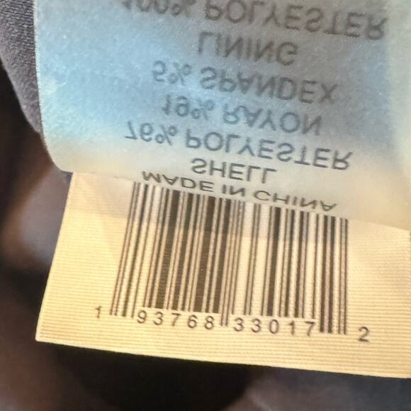 Vince Camuto Black Crepe Fit‎ And Flare Dress Size Ten - Picture 8 of 8